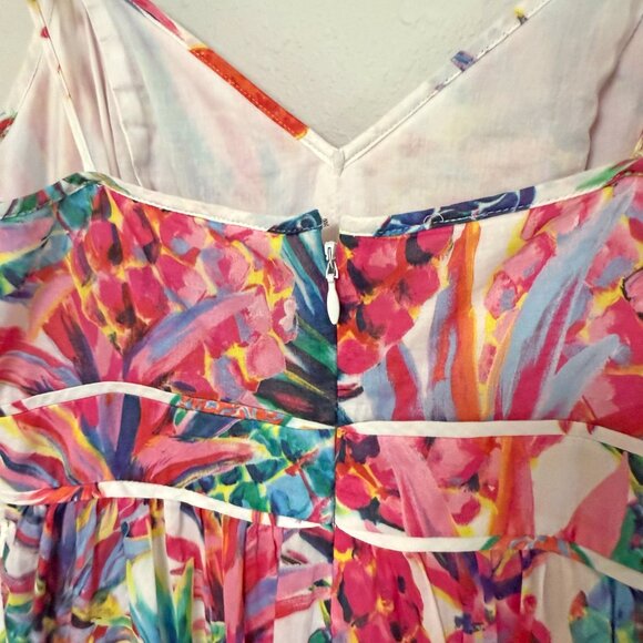 J.Crew Painted Pineapple Print Dress - Picture 6 of 11